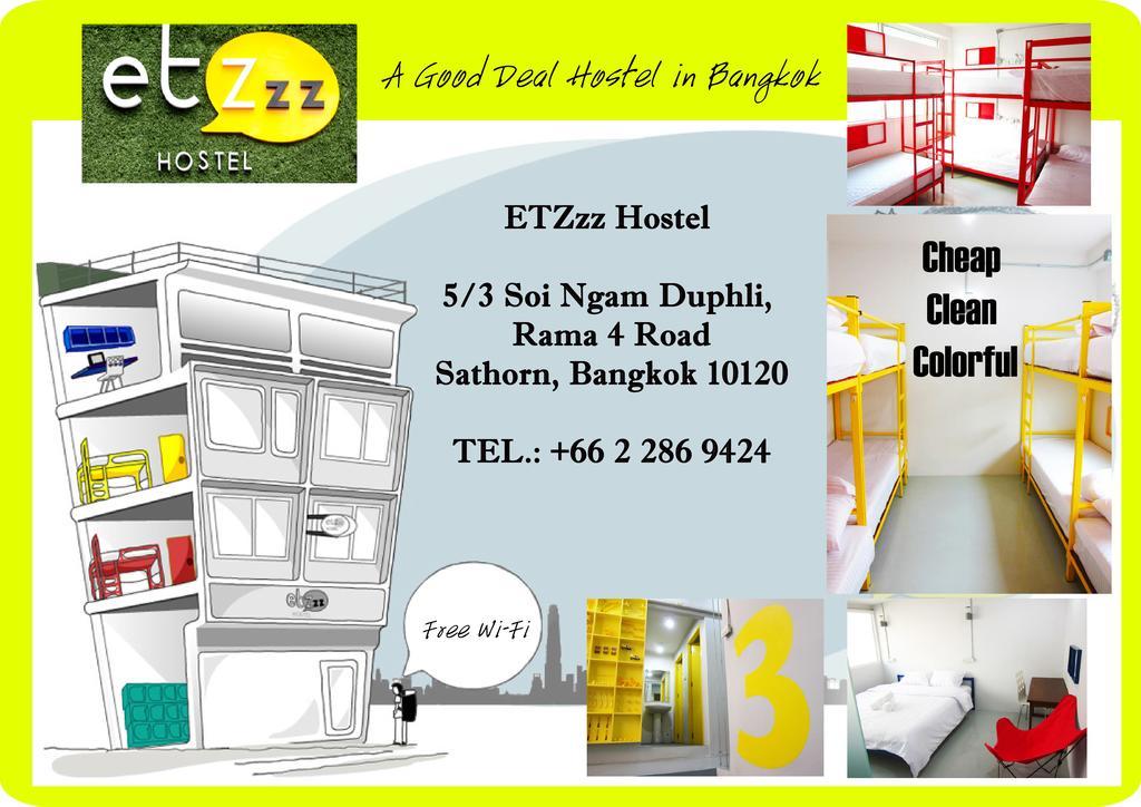 Jellybean Ezy Hostel Sathorn Bangkok Eksteriør bilde
